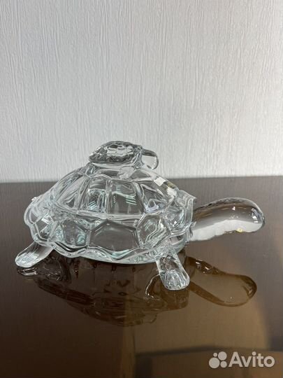 Хрустальная конфетница, ваза, шкатулка. Новая