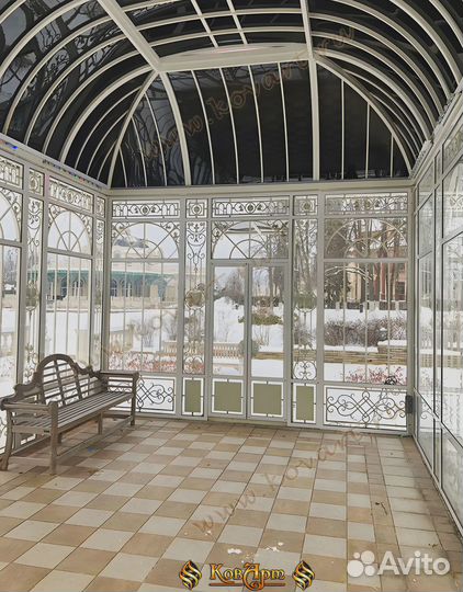 Круглые беседки кованые на заказ