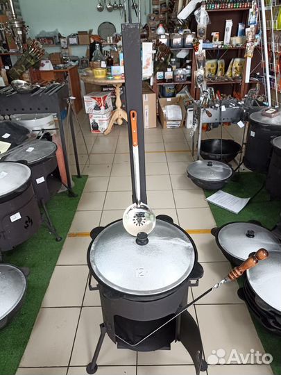 Казан чугунный 6л