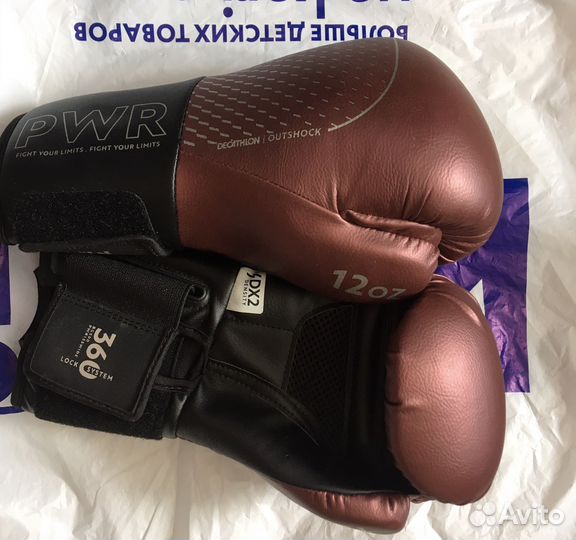 Боксерские перчатки 12 oz + защита