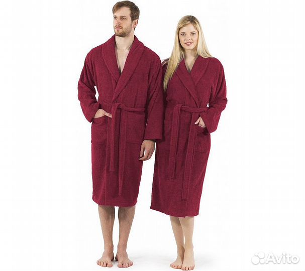 Халат махровый GoodNight 54-56 (xхxl) бордо