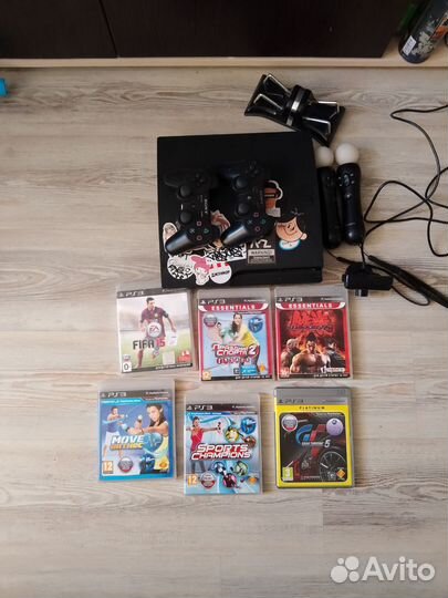 Sony PS3 прошитая+ps move