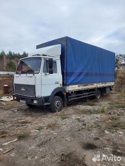 Тентованный грузовик 40 м³ МАЗ 4370, 2007