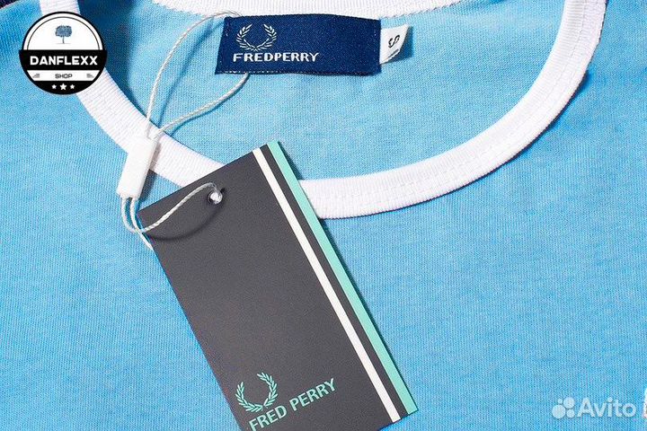 Футболка Fred Perry (голуб.)