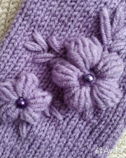 Варежки ручной работы