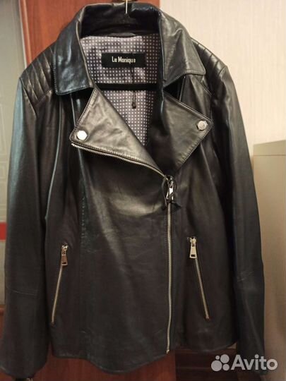 Куртка кожаная женская 48 размер
