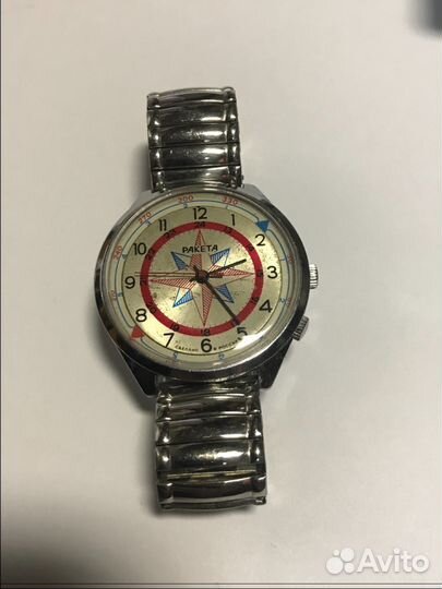 Часы Ракета Роза ветров Обмен