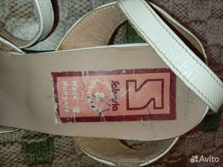 Туфли жен.Винтаж Венгрия времён СССР 37 р. новые