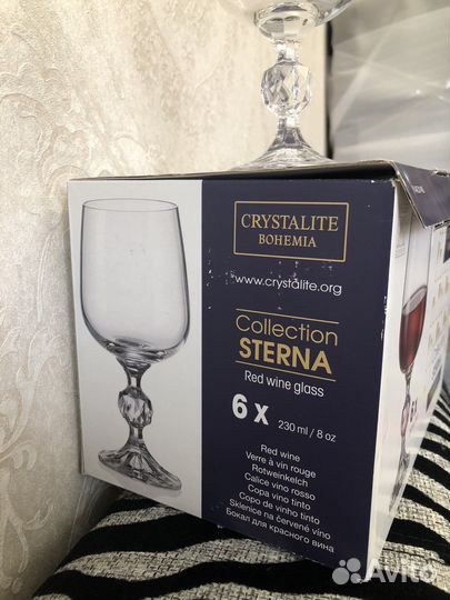 Бокалы для вина новые