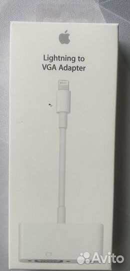 Кабель Apple MD825ZM/A Lightning to VGA адаптер