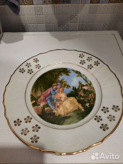 Тарелка настенная Чехия