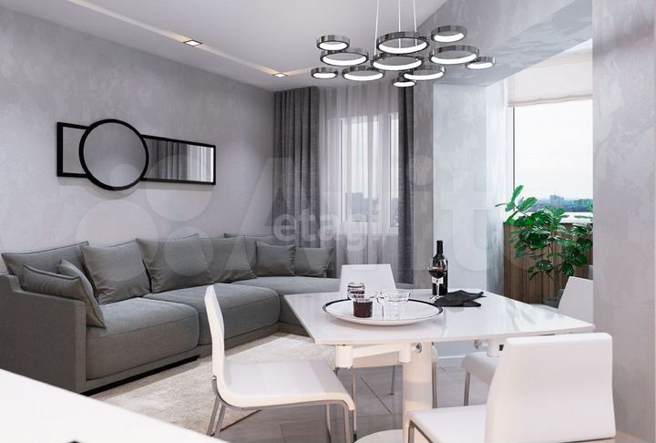 2-к. квартира, 76 м², 19/20 эт.