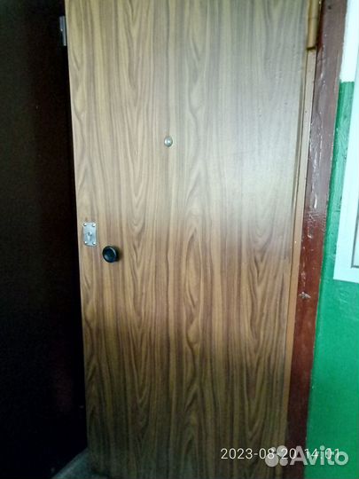 Железная дверь + деревянная