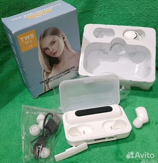 Беспроводные наушники tws f9-5 новые