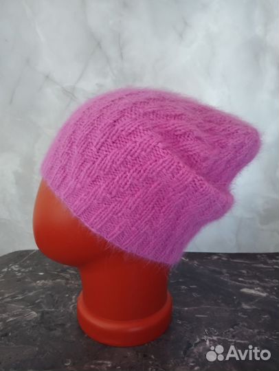 Шапка женская вязаная ручная работа