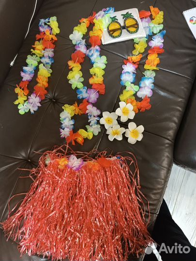 Костюм, аксессуары для гавайской вечеринки