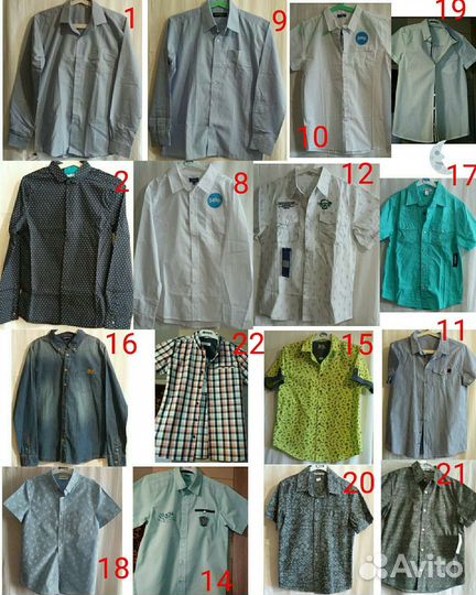 Рубашки Новые р.140-164