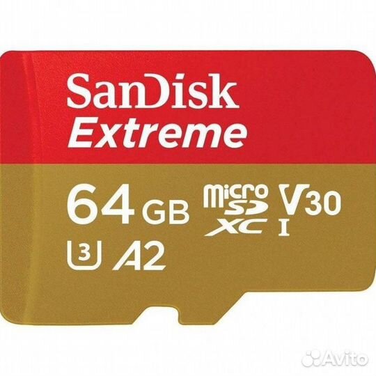 Карты памяти SanDisk Extreme / PRO 64 GB MicroSD