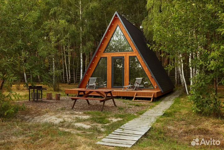 Дом баня а фрейм 100 м2, 2-х этаж. возм. кредит