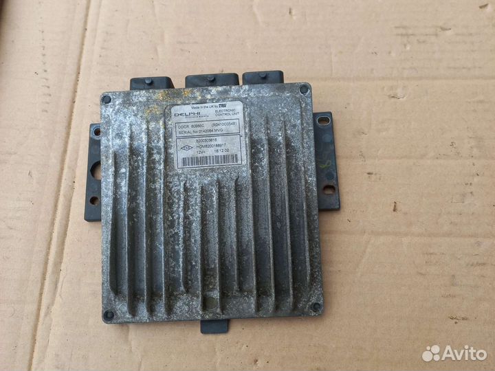 Renault 1,5DCI эбу Delphi 8200303616 двс