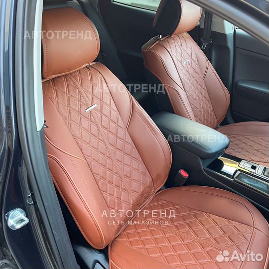 Чехлы на сиденья из экокожи