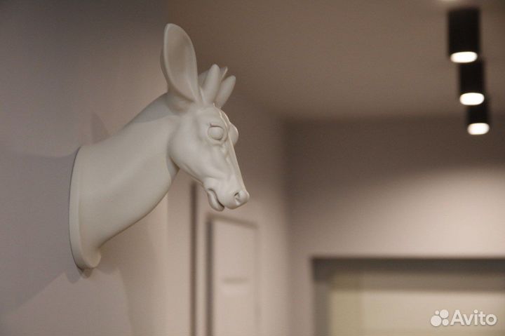 Голова оленя настенное украшение