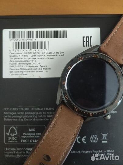 Смарт часы huawei watch GT FNT-B19