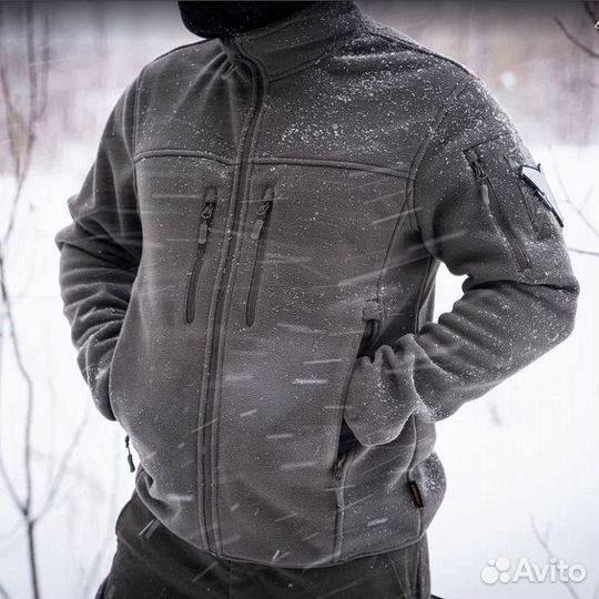 Кофта флисовая Defender Fleece Jacket, Олива Грин