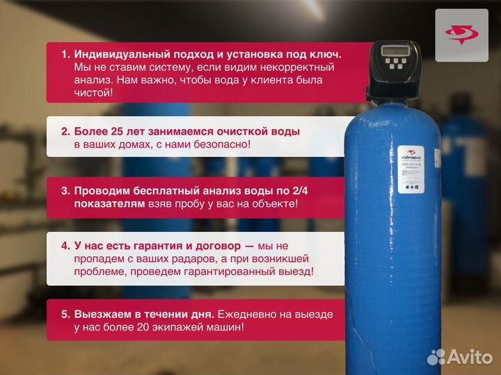 Очистка воды, водоочистка, водоподготовка