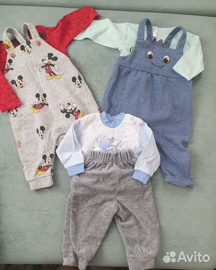 Вещи пакетом для мальчика 56 - 68