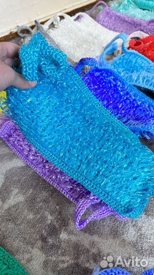 Мочалка ручной работы