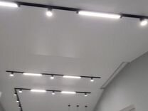Натяжной потолок "Stream" с подсветкой LED