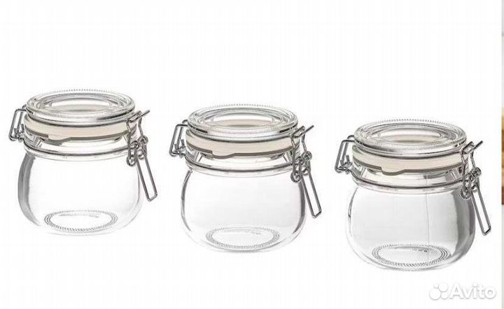 Коркен банка с крышкой IKEA Икеа