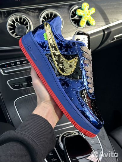 Кроссовки Nike Air Force 1 Low Louis Vuitton Blue