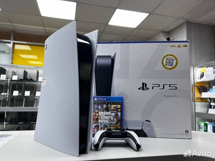Sony PlayStation 5 с дисководом 1 диск