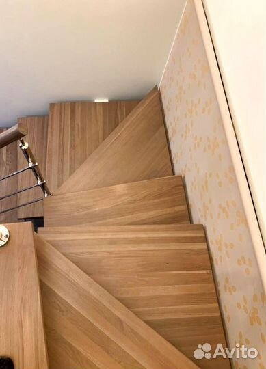 Лестница с забежными ступенями