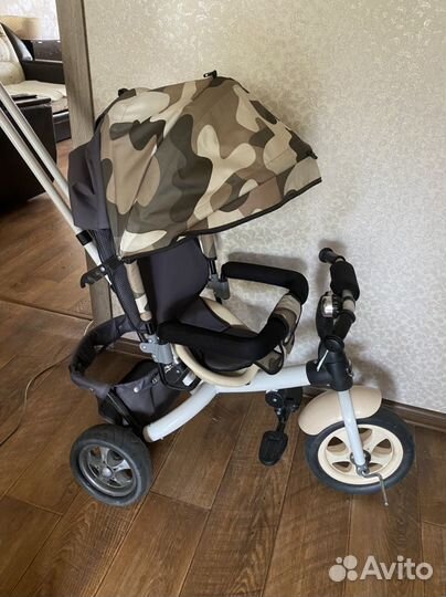 Детский велосипед с родительской ручкой