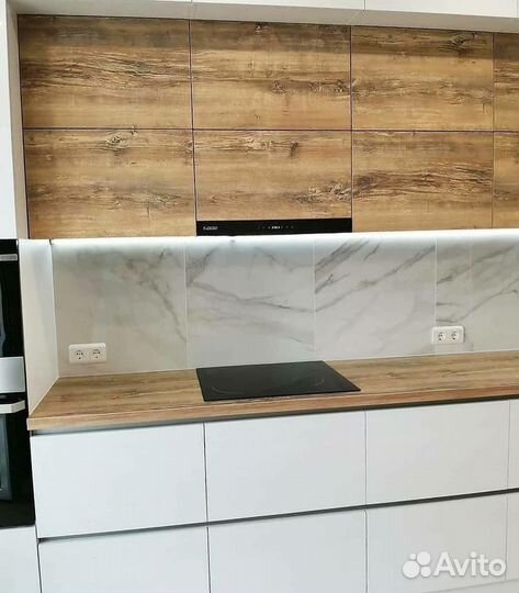 Прямая кухня на заказ под ключ цех в Москве