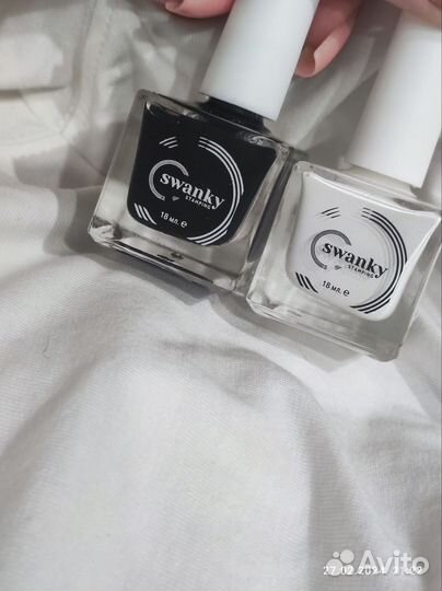 Лаки для стемпинга ногтей набор