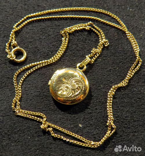 Винтажные золотые украшения из США