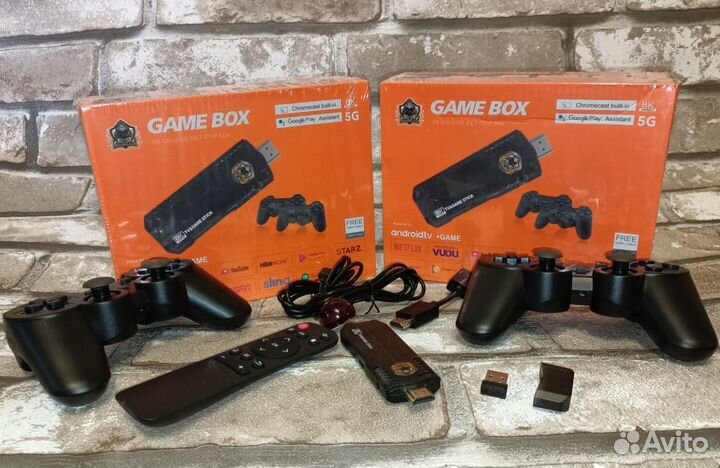 Игровая приставка 10000 + Android TV, новая