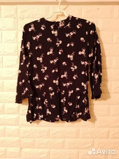 Женская белая рубашка оверсайз