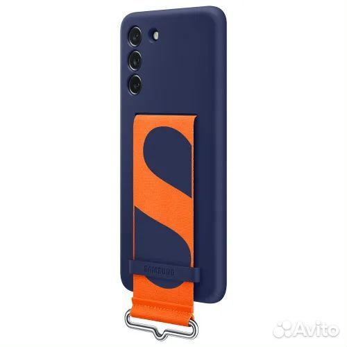 Чехол silicone cover wirh strap samsung s21fe