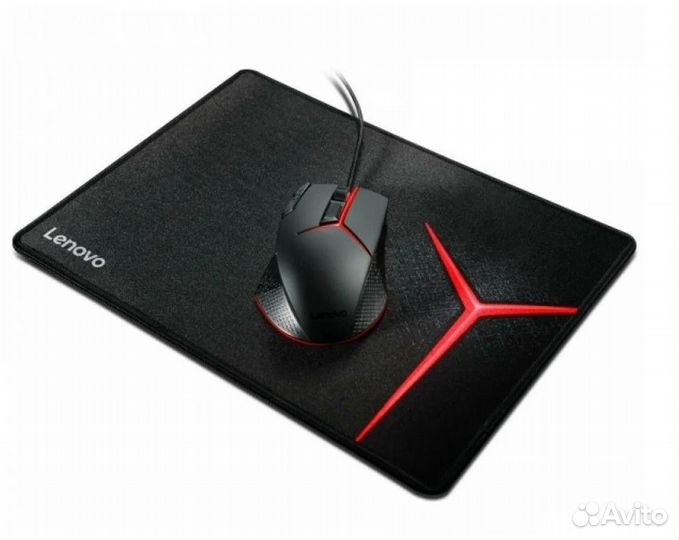 Игровая мышь и коврик Lenovo