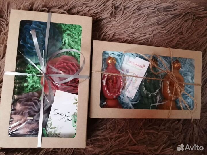 Свечи восковые ручной работы