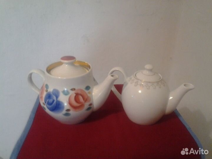 Фарфоровые чайники СССР