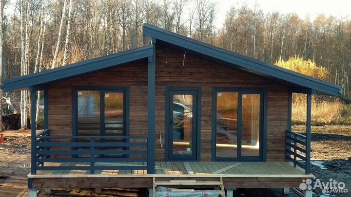 Каркасный дом 8x9