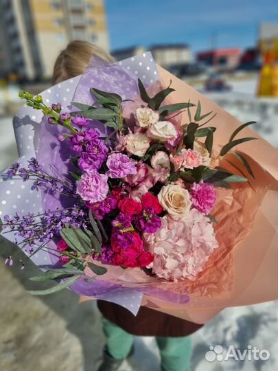 Живые цветы букеты