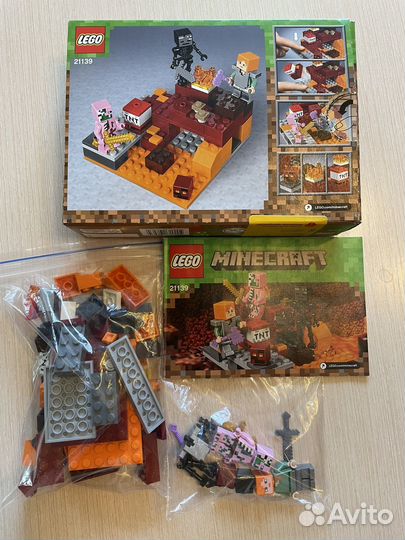 Оригинал Lego Minecraft 21139 Бой в подземелье