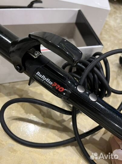 Плойка для волос babyliss pro titanium diamond tec